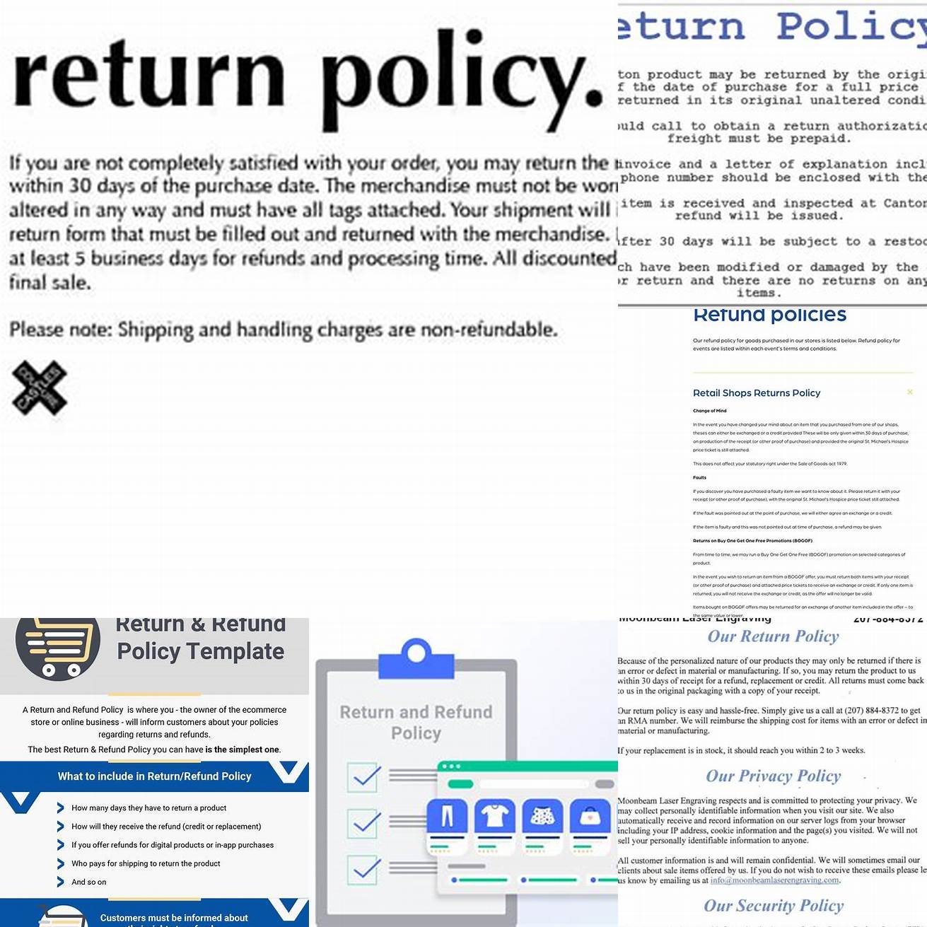 Check Return Policies