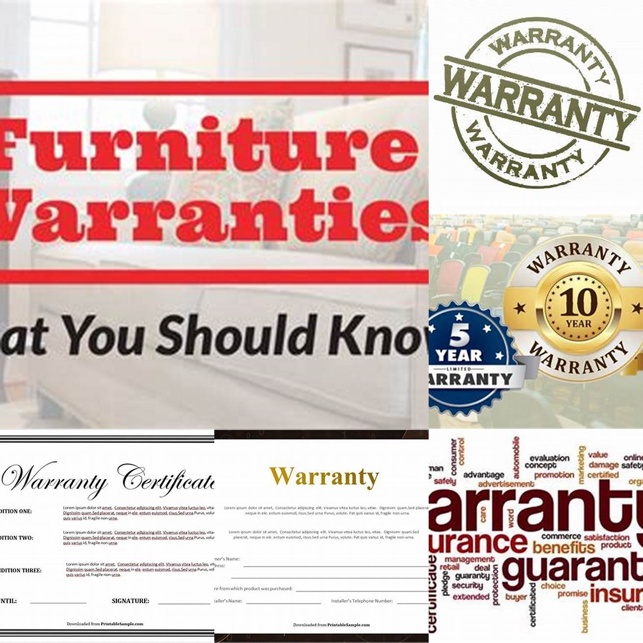 Check for Guarantees and Warranties