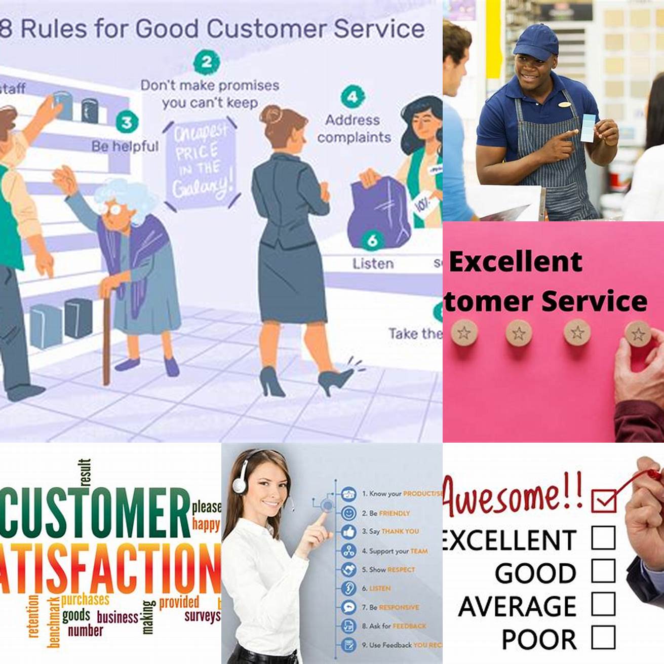 Check for good customer service