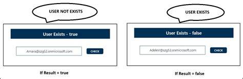 Check Whether a User Exists