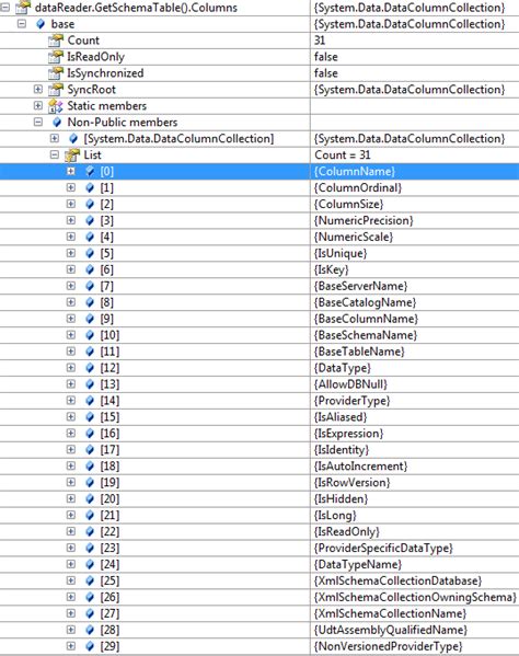 Check for column name in a SqlDataReader object