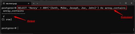 Check if a Postgres JSON array contains a string