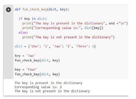 Check if a given key already exists in a dictionary