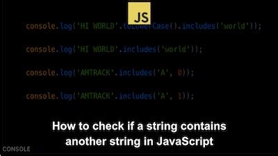Check if a string contains another string