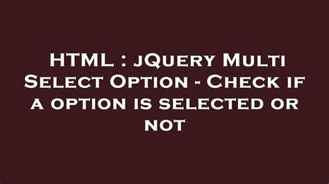 Check if option is selected with jQuery if not select a default