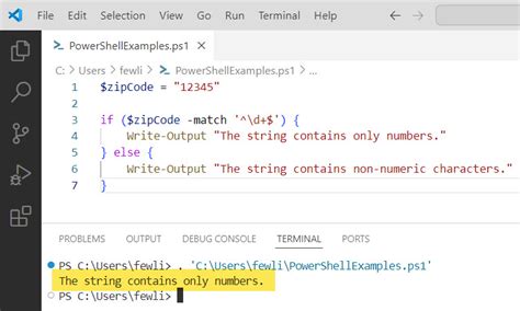 Check if string contains only digits