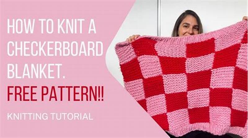 Checkered Knit Pattern