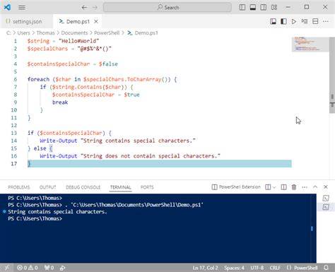 Checking if output of a command contains a certain string in a shell script