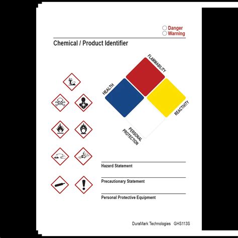 Chemical Label Template