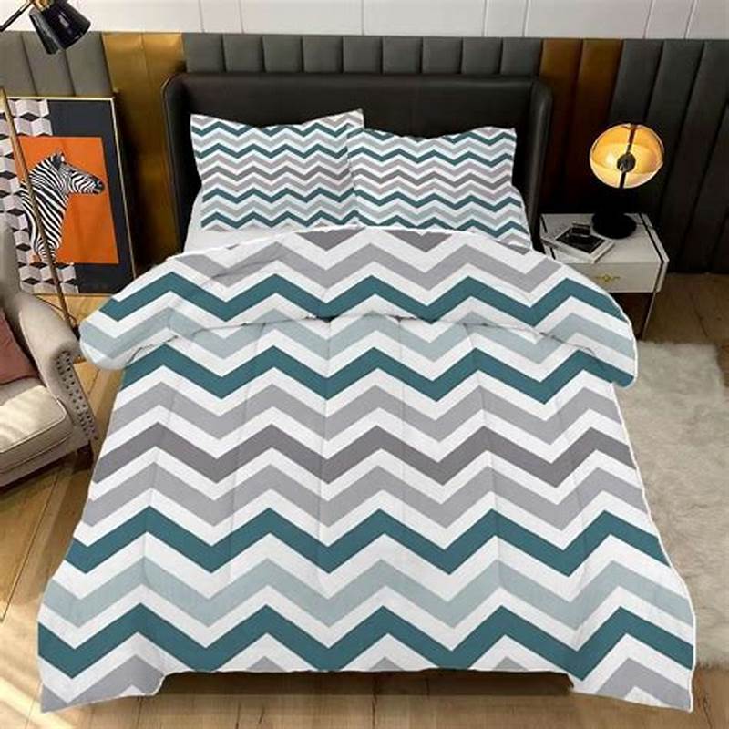 Chevron Pattern Comforter