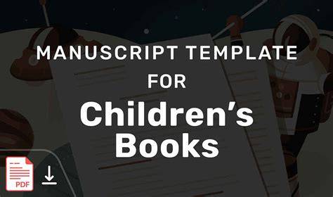 Children's Book Manuscript Template