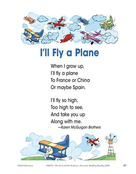 Childrens Poems Printable