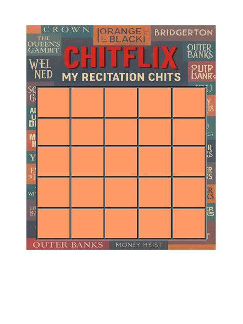 Chits Template