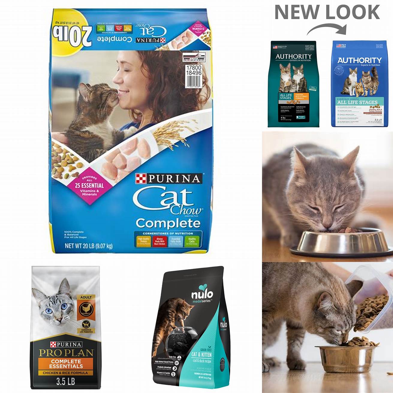 Choose a food that is formulated for your cats life stage and health needs