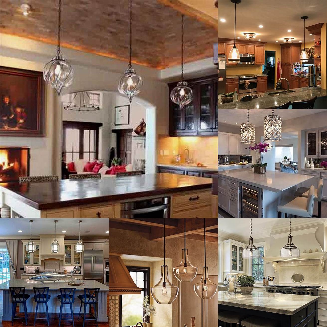 Choose a light fixture that complements the style of your kitchen