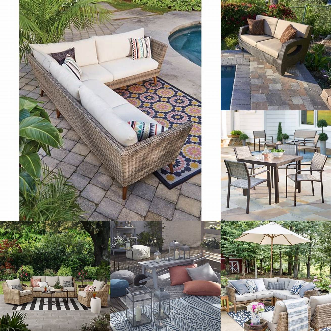 Choose a style that complements your other outdoor furniture