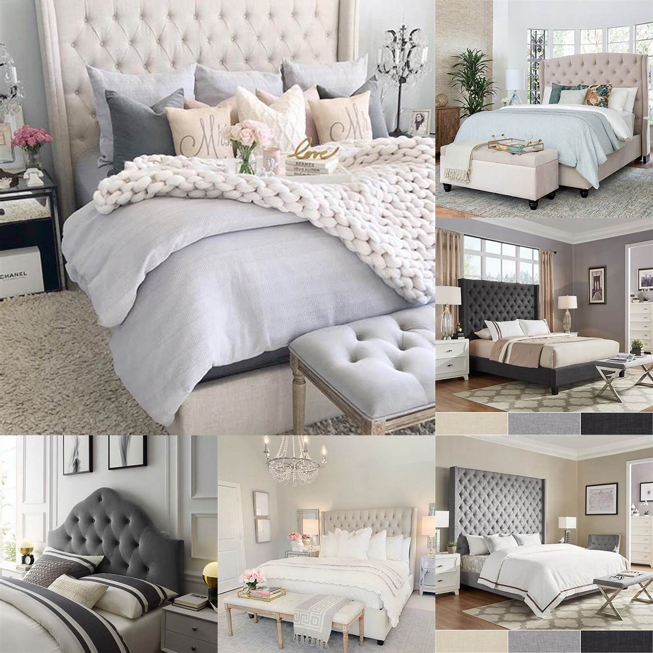 Choose the right style Pick a tufted bed that matches your personal style and complements the décor of your bedroom