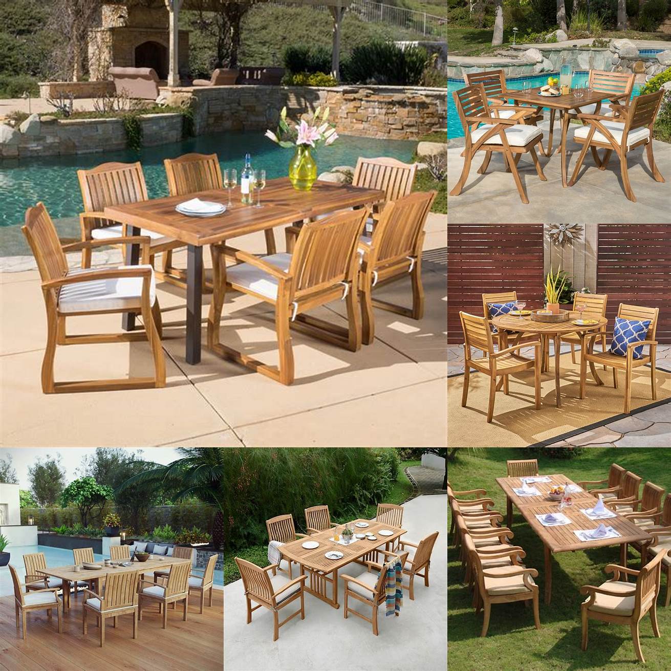 Choosing the Right Teak Wood Outdoor Dining Set for Your Home