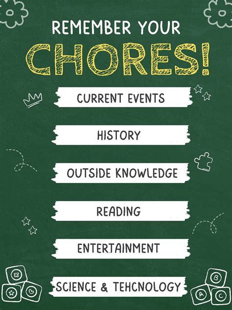Chores Chart Ap Lang
