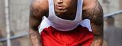 Chris Brown Playing Basketball