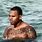 Chris Brown Swimming