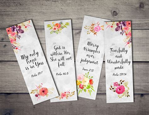 Christian Bookmarks Printable