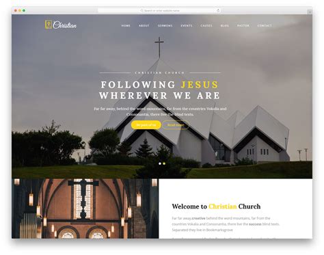 Christian Website Templates