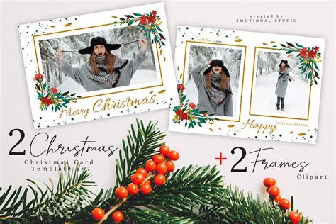 Christmas Card Template Psd