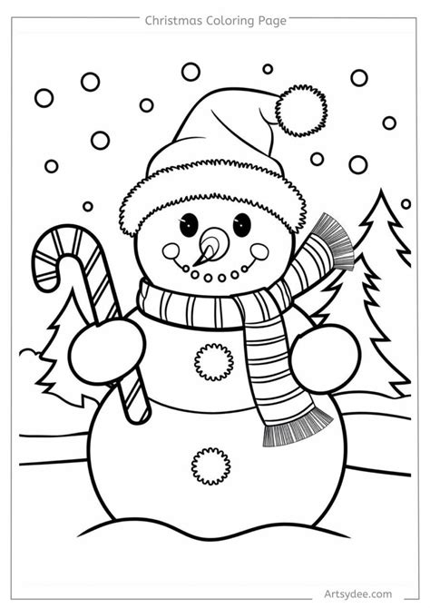 Christmas Color Printables Free