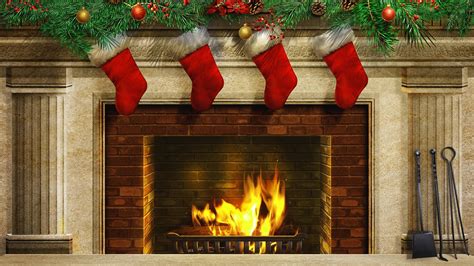 Christmas Fireplace Wa… 