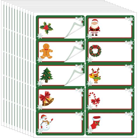 Christmas Mailing Labels Template