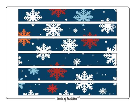 Christmas Paper Chains Printable