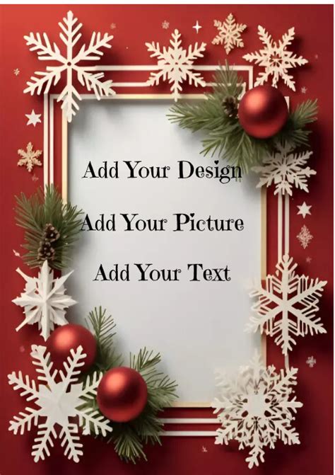 Christmas Picture Frame Template
