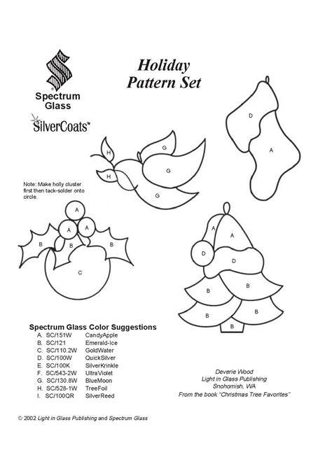 Christmas Stained Glass Templates