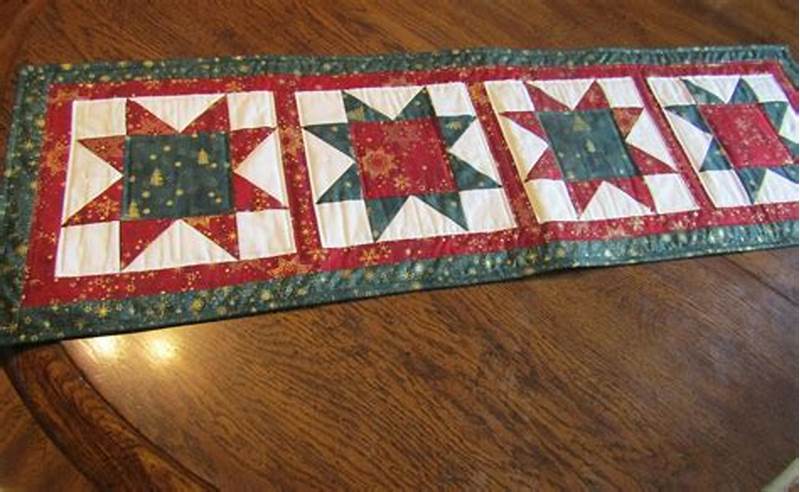 Christmas Star Table Runner Pattern Free