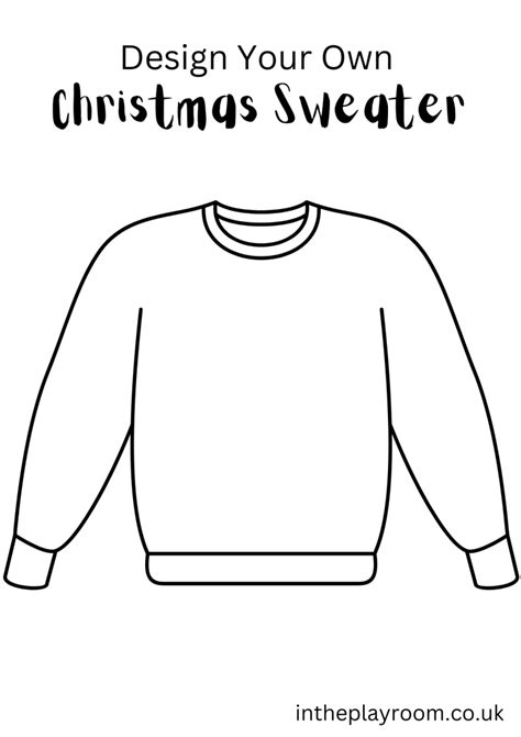Christmas Sweater Template