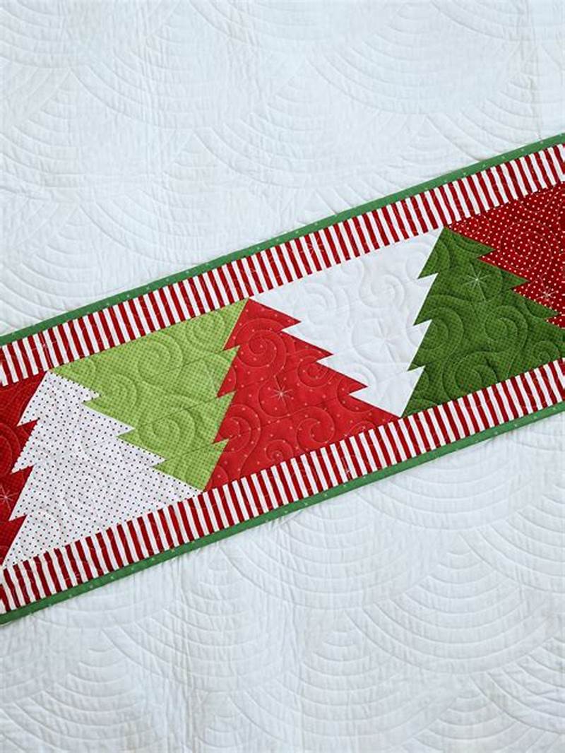 Christmas Tree Table Runner Pattern