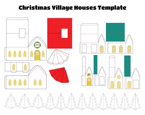 Christmas Village Printable