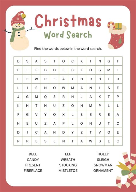 Christmas Worksheets Printable