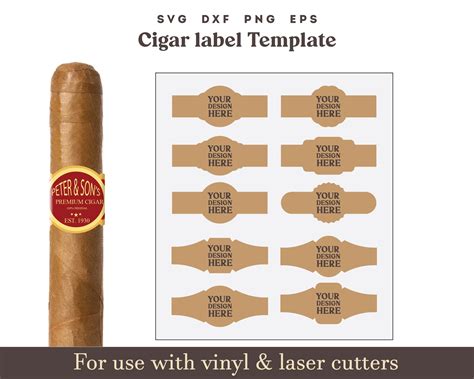 Cigar Label Template