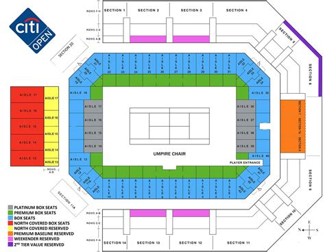 Citi Open Seating Chart