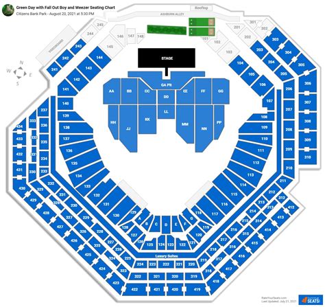 Citizens Bank Park Seating Chart For Concerts