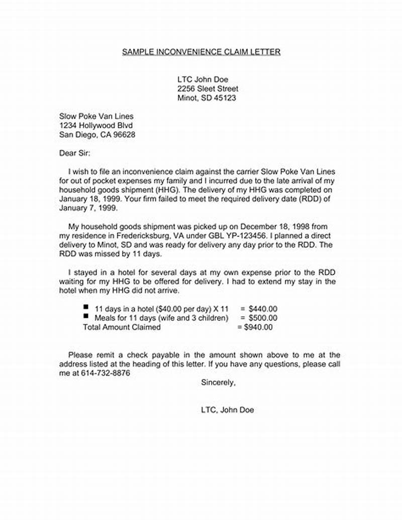 Claim Picture Example