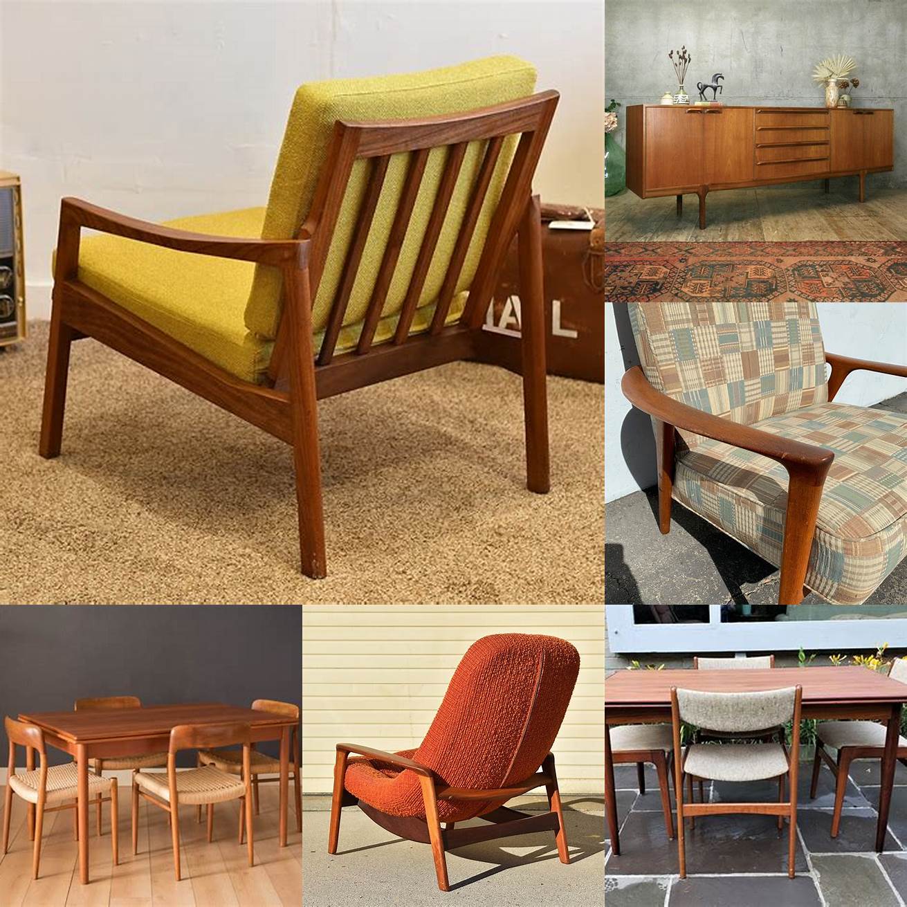 Classic Style MCM Teak Furniture