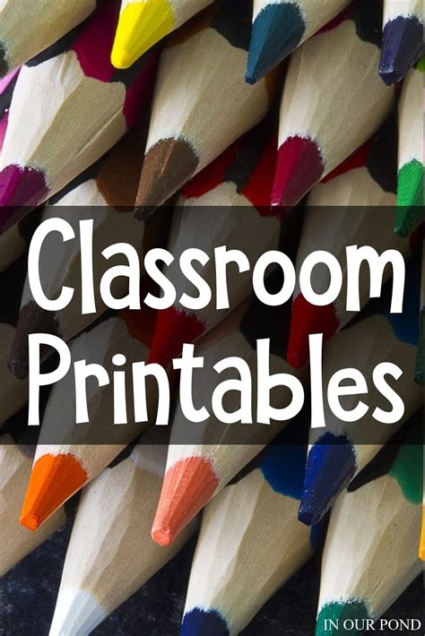 Classroom Decoration Printables