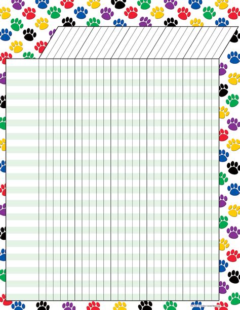 Classroom Sticker Chart