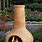 Clay Chiminea Outdoor Fireplace