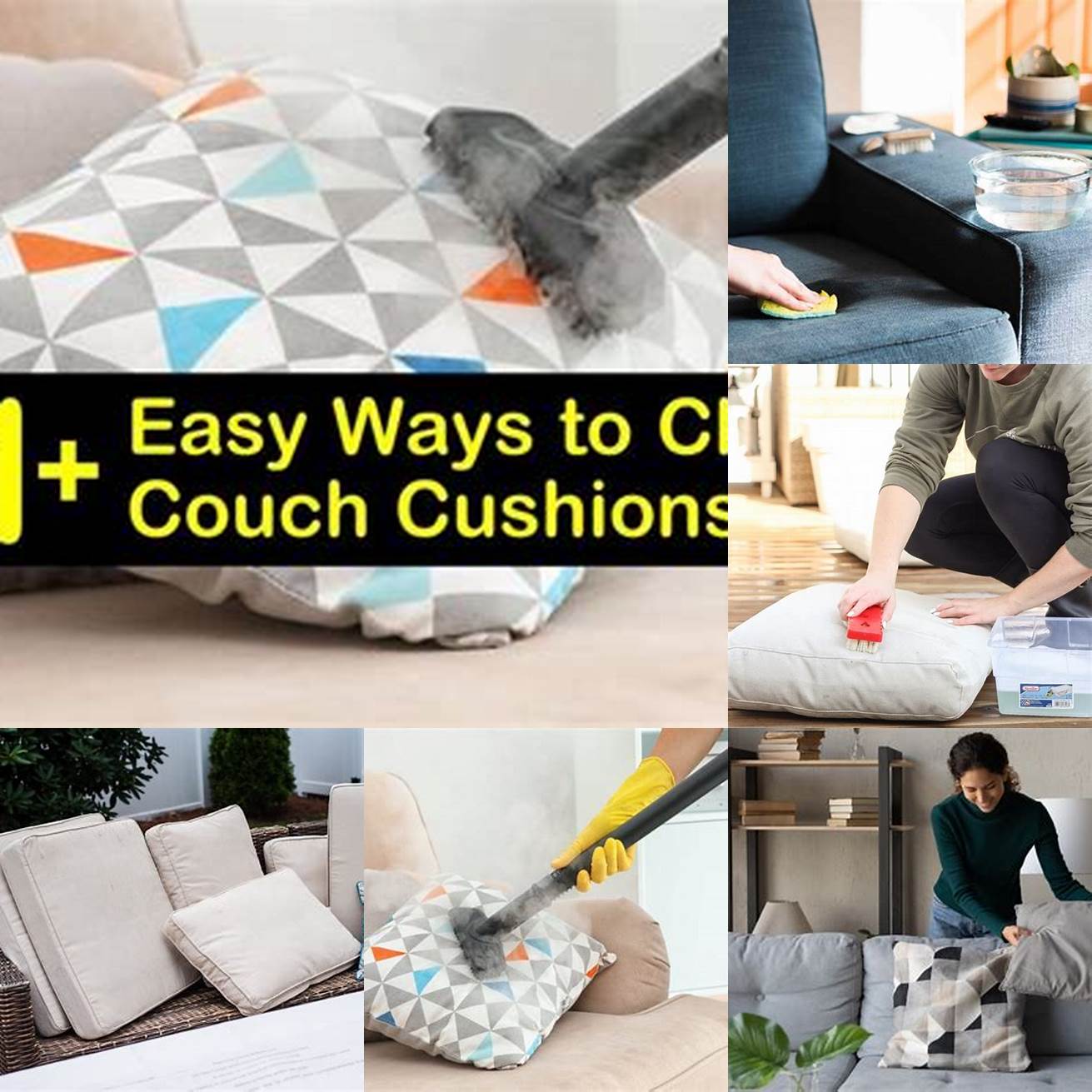 Clean Cushions Regularly