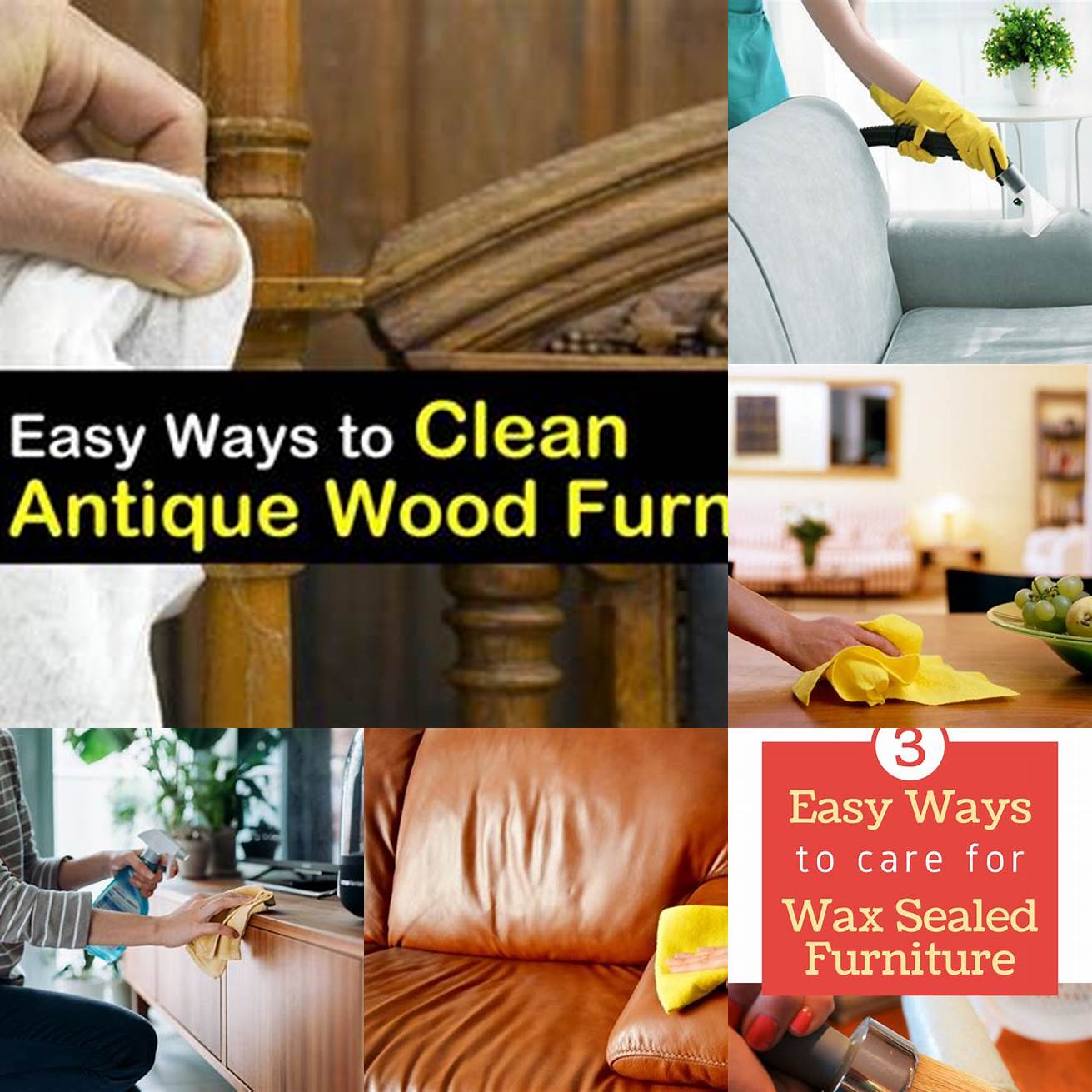 Clean and seal the furniture regularly