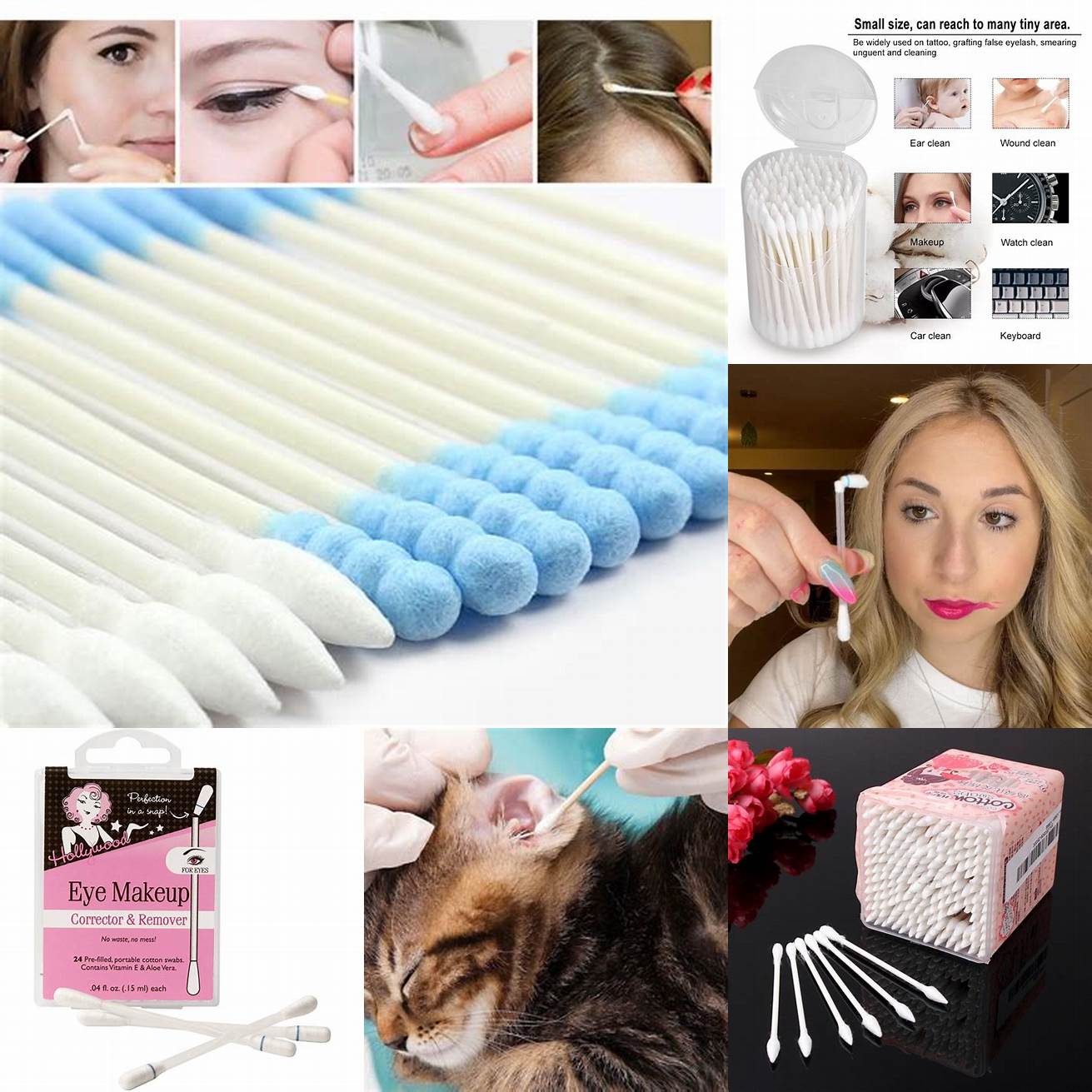 Clean up any mistakes with a cotton swab dipped in makeup remover